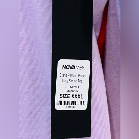 Mens Long Sleeve Pocket “Fashion Nova” Shirt - Picture 5 of 7